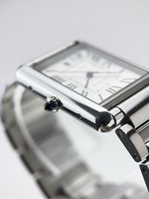 Cartier Tank XL Steel 31mm Automatic Men’s Watch WSTA0053 W/ Extension 2029 4
