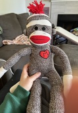 SCHYLLING ROWLEY Sock MONKEY Plush Heart 19" 20"