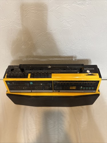 Magnavox D-8300 Dual Deck Stereo Radio Recorder Boombox - Read Description - Picture 5 of 9