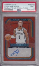 2023 Panini Obsidian Magmatic Orange Flood Lonnie Walker IV /75 #MSLWI PSA 9