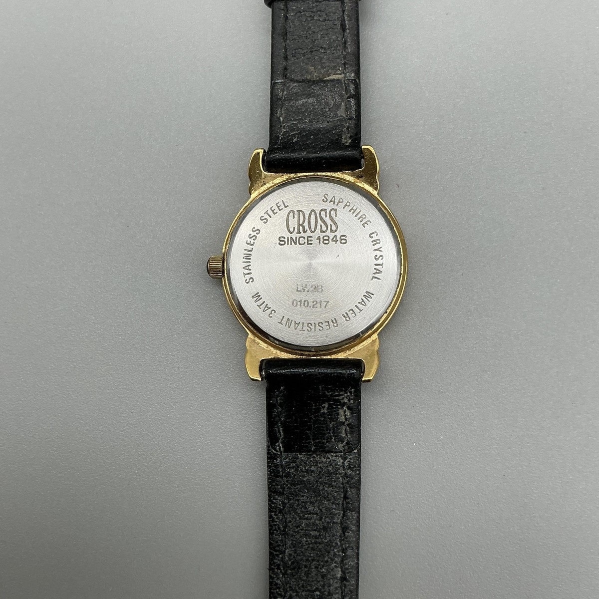 A.T. Cross Womens Watch 23mm Black Dial Gold Tone Black  display picture 2
