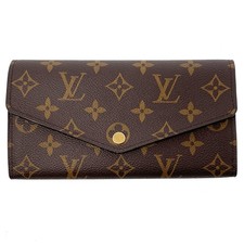 LOUIS VUITTON Monogram Portefeuille Sarah Purse M60531 Monogram Brown Women Used