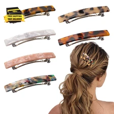 6PCS Hair Barrettes for Women Shell Hair Clip Hair Accessories Barrettes for Thi