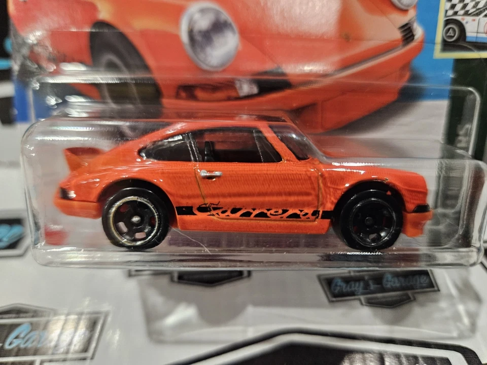 1/64 Hot Wheels Porsche 911 Carrera RS 2.7 Retro Racers Orange Hotwheels — 第 2/4 张图片