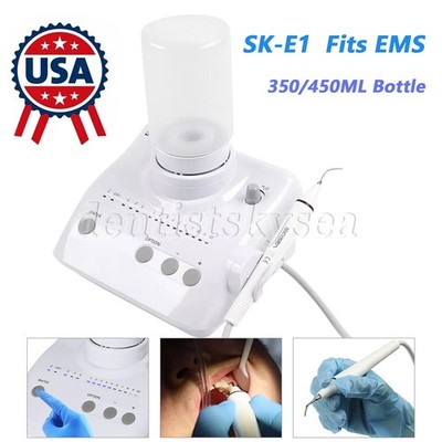 Dental Portable Ultrasonic Piezo Scaler 2*Bottles Fit EMS Woodpecker SK-E1