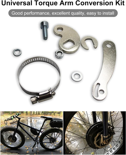 Universal Torque Arm (M14) Conversion Kit, Fit for Electric Bicycle E-Bike Front - Picture 4 of 12