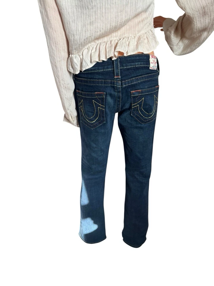 True Religion Women's Blue Denim Jeans, Size 28, Made in USA - Image 2 of 4