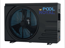 Pool Royal Pool-W&auml;rmepumpe/W&auml;rmetauscher, schwarze Au&szlig;eneinheit mit Ventilator