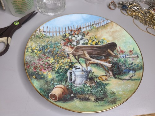 1991 Harvest In The Meadow W. L. George Limited Edition Collector Plate