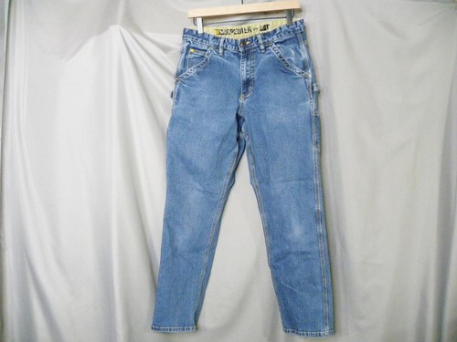 Men's CAT Caterpillar Workwear Blue Utility Carpenter Pants Jean 30x32 Act 30x30