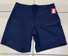 NWT Spanx Sunshine Shorts Women's XL Navy Blue 10 Inseam UPF 50 Stretch 50214R