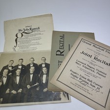 Tacoma WA Music Group Leonard Hagen Signed! Photo Poster & Honor of John Hamrick