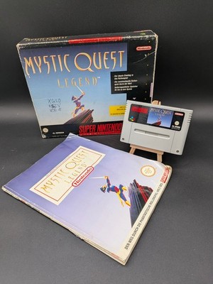 Super Nintendo SNES Mystic Quest Legend Big Box OVP PAL
