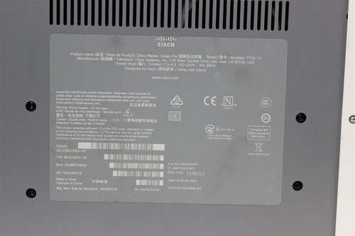 Cisco Webex Codec Pro TTC6-13 - Picture 3 of 3