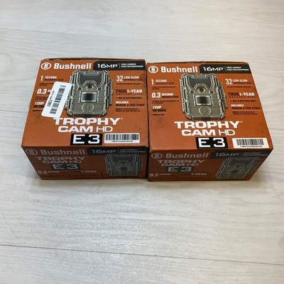 Bushnell Trophy Cam HD E3 Trail Camera 16MP 720p Night Vision 100ft Low Glow