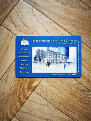 Prepaid Phone Card / Calling Card - SUPERPLUS - STUDENTENWERK ZWICKAU - ohne PIN