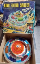 KO No. 5112 Battery Operated KING FLYING SAUCER IN BOX, Untested