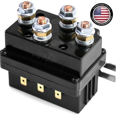 Electric 12V 500A Winch Relay Solenoid with Alloy Contacts - Durable Control