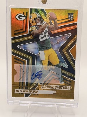 2025 Panini Rookies & Stars Matthew Golden Auto /199 Color Match RC