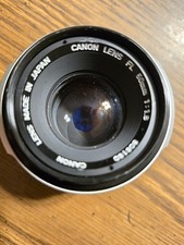 Canon FL 50mm f1.8 Late MF Standard Prime Lens from Japan