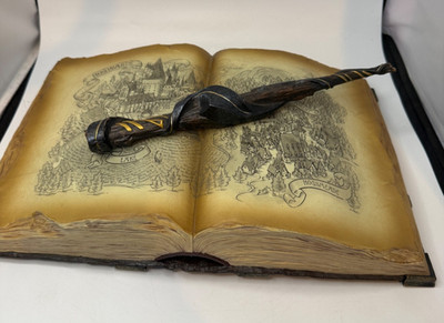 Hogwarts Legacy Collector's Edition **ONLY Book/Floating Wand**  **Not tested**