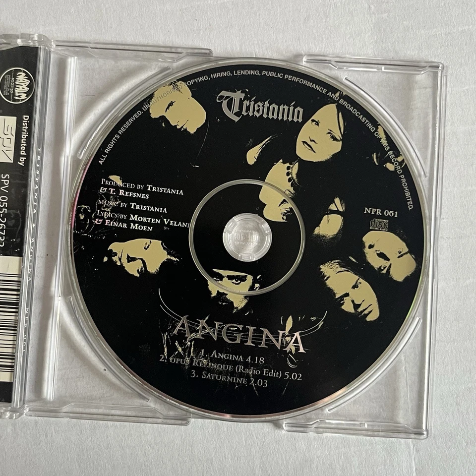 TRISTANIA - Angina - CD Single - 1999 Napalm Records - GOTHIC METAL - Изображение 4 из 4