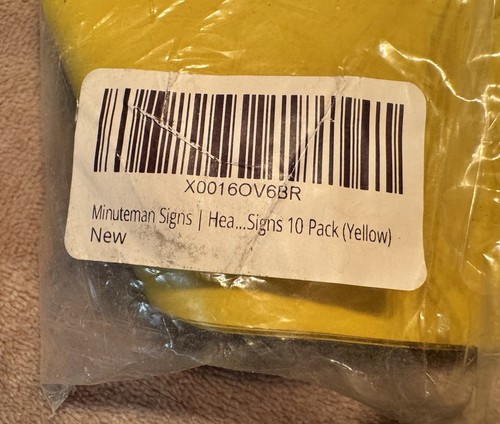Minutemen No Hunting Trespassing Vinyl? Yellow Signs Open Package 7 Left Sturdy - Picture 19 of 21