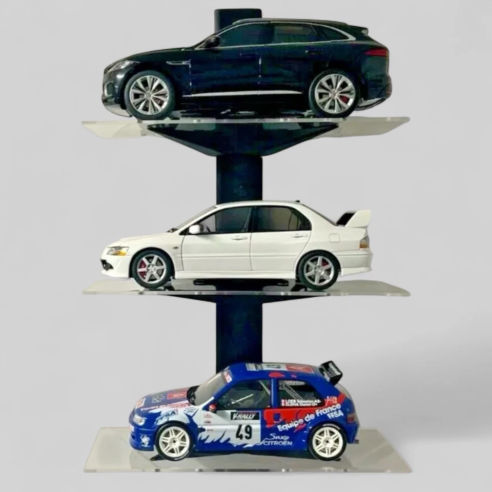 STACKABLE 1:18 DIECAST Car Wall Mounted ACRYLIC Display Shelf Toy Storage - Image 2 of 4
