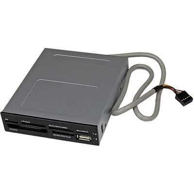 StarTech 35FCREADBK3 3.5inch Front Bay 22in1 USB2.0 Card Reader Black Retail