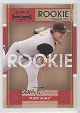 2008 Playoff Contenders Vance Worley #49 0w8