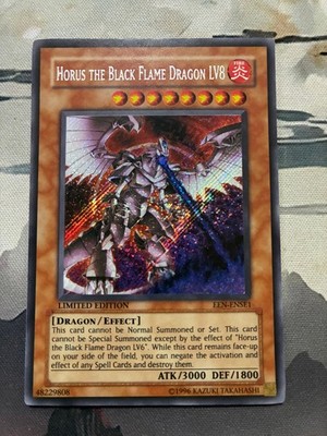 Horus The Black Flame Dragon LV8 EEN-ENSE1 Elemental Energy Limited Edition