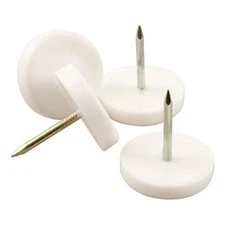 (32pcs) Furniture Chair Nail Feet Glides 1/2"