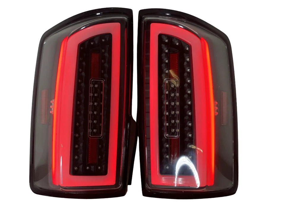 2007-2008 Dodge Ram Pre-Built LED Tail lights with color match paint - Image 3 of 4