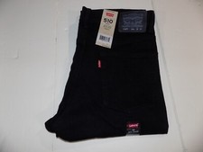 LEVI 510 SKINNY JEANS BOYS SZ 20 REGULAR 30" X 30" -BLACK- NWT