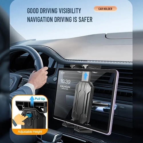 Universal Tablet Stands Holder Car CD-Slot Tablet Bracket Mount/ Mobile W9H4 ξг - Zdjęcie 6 z 13