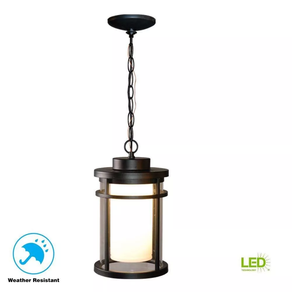 Home decorators collection black outdoor led outlet hanging light