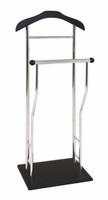 Haku Herrendiener Stummer Diener KleiderstäNder Butler Garderobe Chrom-Schwarz