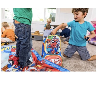 Marvel Super Hero Sleeping Bag Kids 2-Piece Overnight Camp