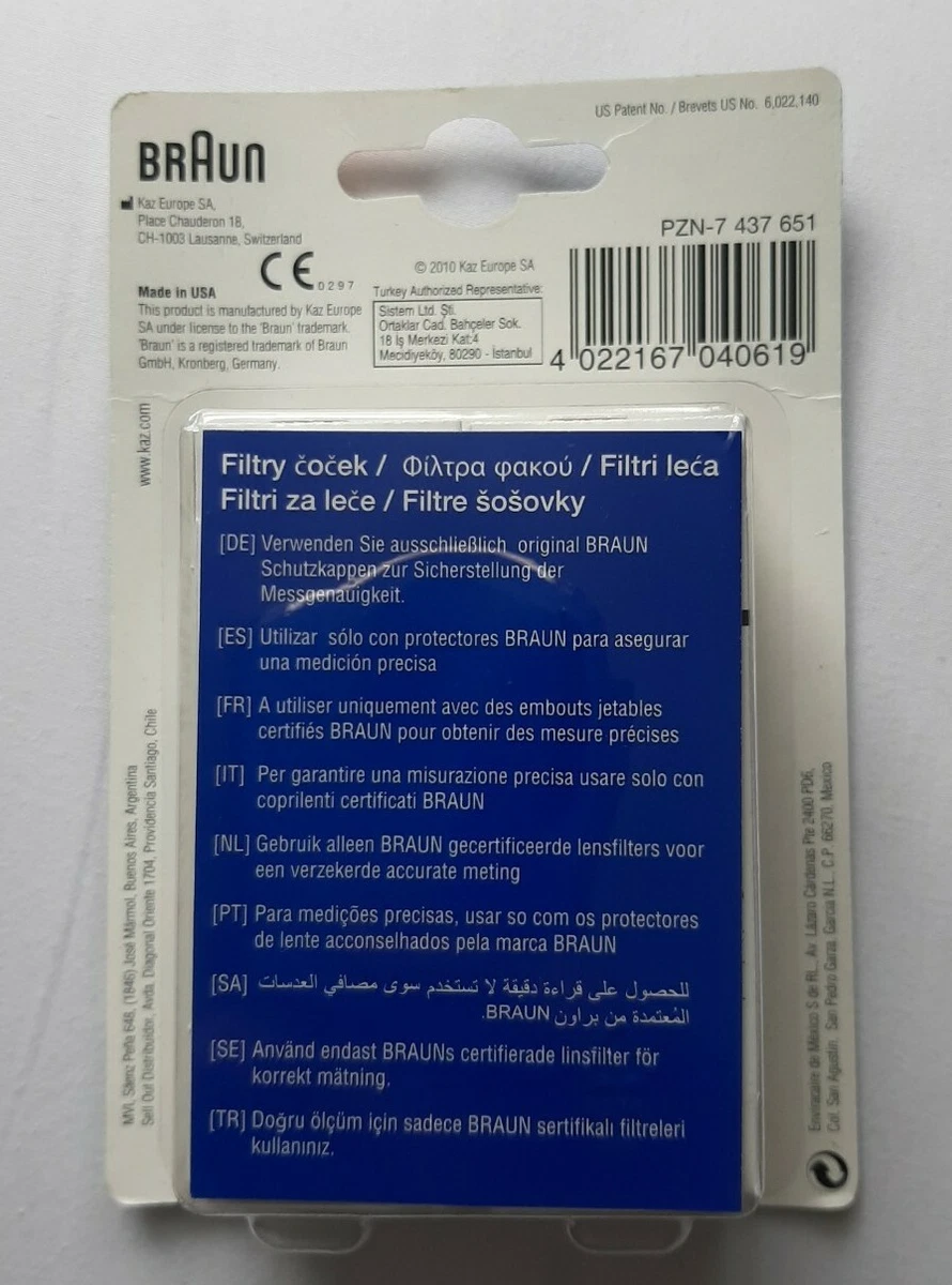 Braun thermoscan filters sale