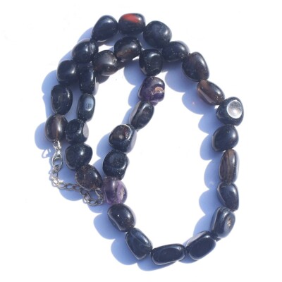 Super Muster 562. Kt Achat Einzelstrang Perlen Fabulous Halskette VK 30 E564