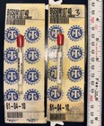 Two gold 2 X PTS .0740 solid carbide chucking reamers with red and white labels and blue star and oval PTS logo.