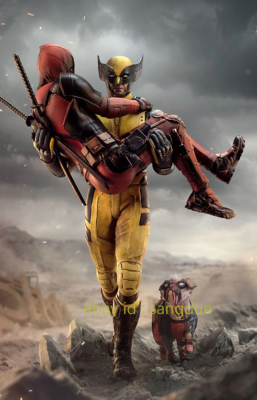 Iron studios 1/10 Deluxe Deadpool and Wolverine Figure Model