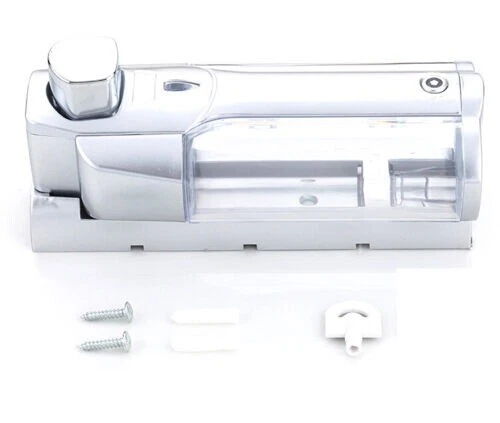 DISPENSER EROGATORE SAPONE LIQUIDO DA PARETE MURO BAGNO ABS 380 ML ARGENTO - Imagen 4 de 6