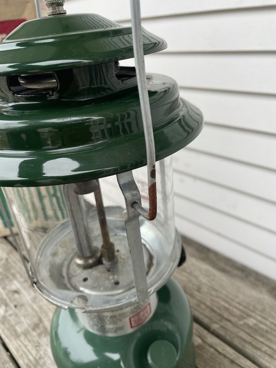 Coleman グリーンランタン 1974 Coleman 2 Dual Mantel Floodlight Green Lantern Outdoor