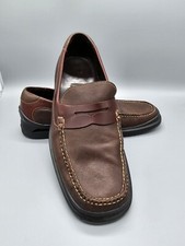 Cole Haan 10M Slip On Loafer Casual Penny Burgundy Brown