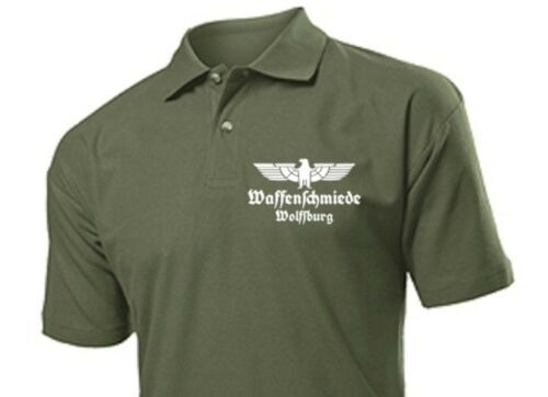 Polo Shirt Weapon Blacksmith "Your City / Name" Eagle S-XXL Black - Picture 2 of 8