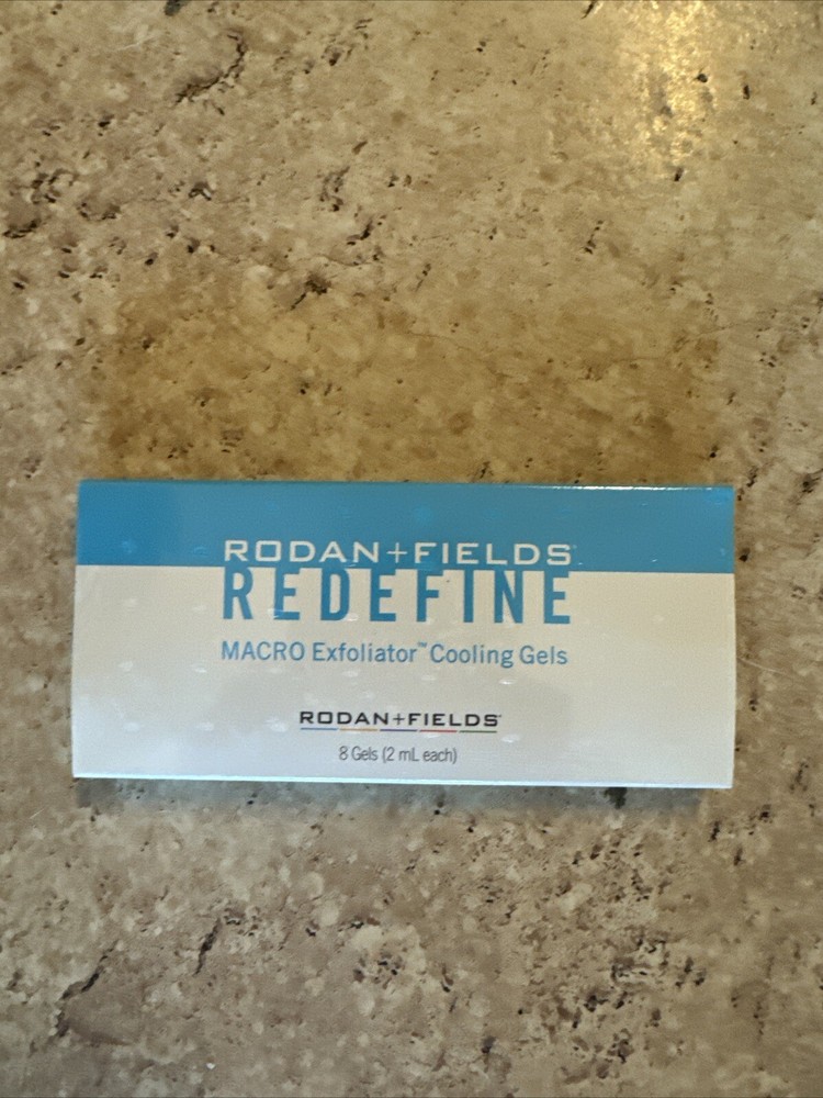 Rodan + Fields Redefine Macro Exfoliator Cooling 8 Gels 2ml Each New Sealed