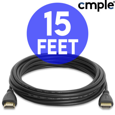 Ultra Slim HDMI Cable High-Speed HDMI 2.0 Cord HDTV ARC 4K 3D Monitor Laptop