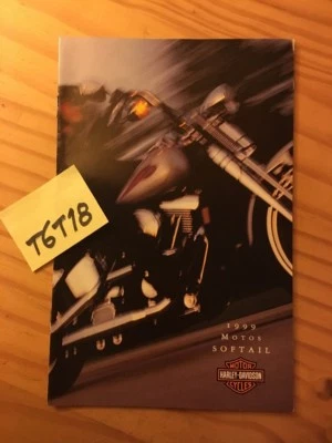 Harley Davidson gamme Softail 1999 prospectus moto brochure dépliant publicité