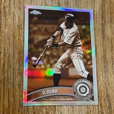 2011 Topps Chrome Silver Refractor #50 Ichiro #64/99 Mariners HOF SSP Rare